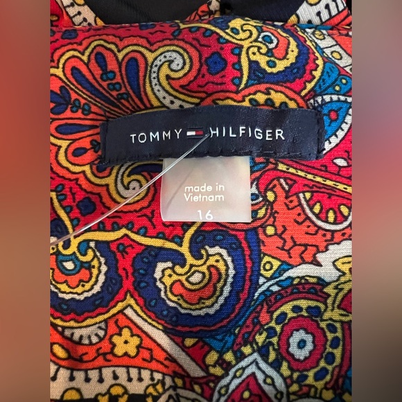 Tommy Hilfiger Paisley Print A-line Sleeveless Dress, NWOT - Picture 3 of 3